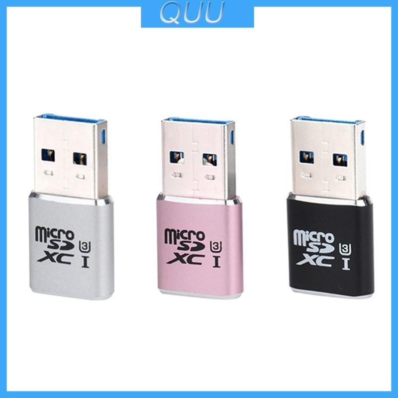 Quu USB Flash Card Reader Adapter 3 trong 1 USB 3 0 Micro-SD Micro SDXC Đầu đọc thẻ TF