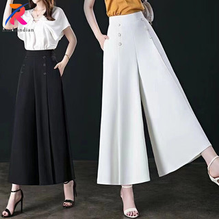 Ruidiandian Plus Kích Thước Sagging Cao Cấp Quần Ống Rộng Cho Nữ Thu Đông Thời Trang Mới Đa Năng Rời Quần Ống Rộng Quần Cho Nữ