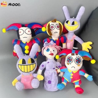 2024 42cm Kawaii The Amazing Digital Circus Soft farcito Plushie The Amazing Digital Circus Hoạt Hình Vai Trò Chú Hề Búp Bê
