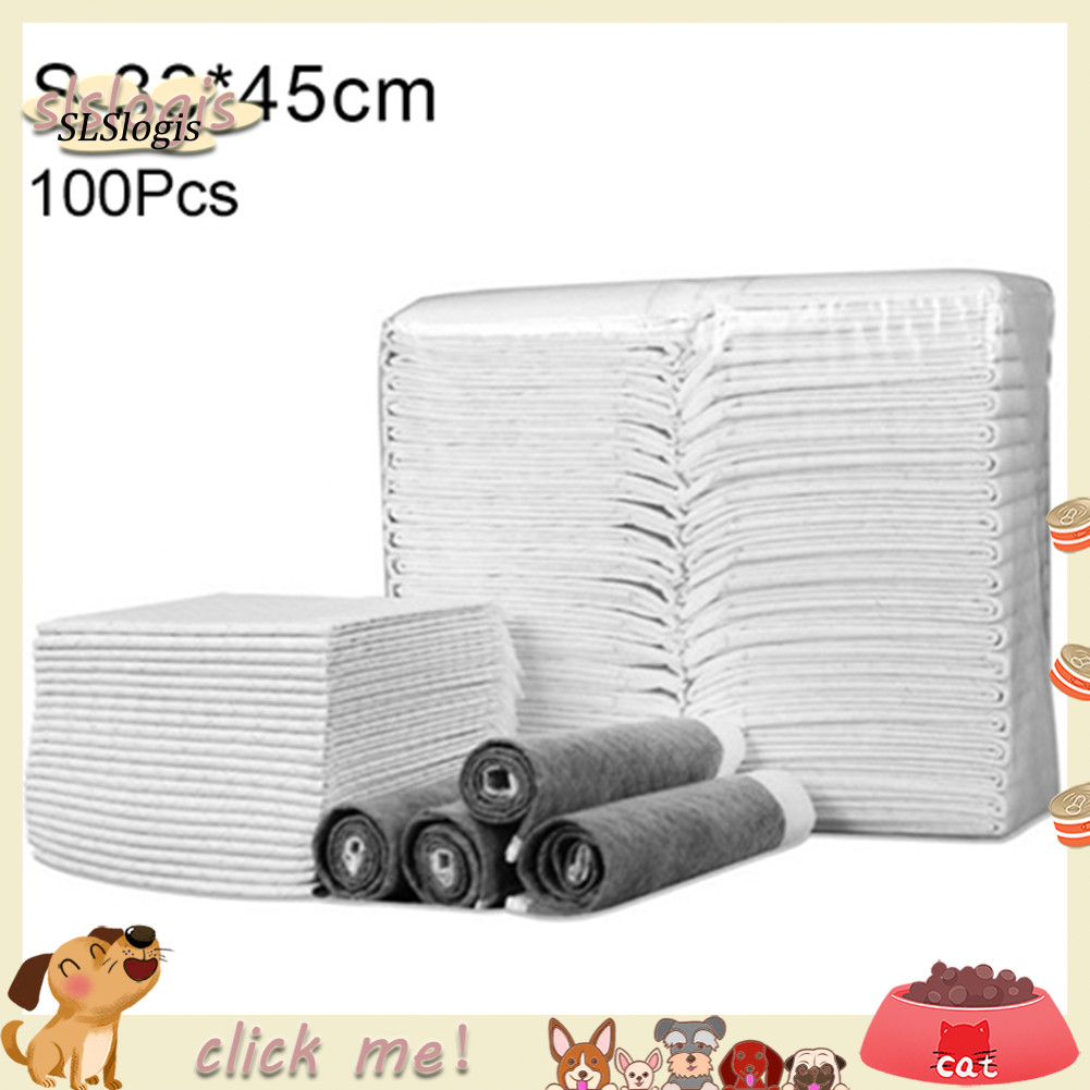 Sgw _ 20 / 40 / 50 / 100 Chiếc Siêu Thấm Hút Chó Con Wee Pee Pad Thảm