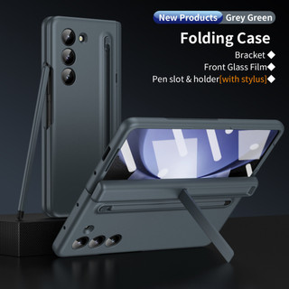 Hộp Đựng Bút Cho Samsung Galaxy Z Fold 4 Gấp 3 Gấp 5 Cứng PC Chống Sốc Có S Khe Cắm Bút Có Chân Đế Mặt Trước Kính Phim