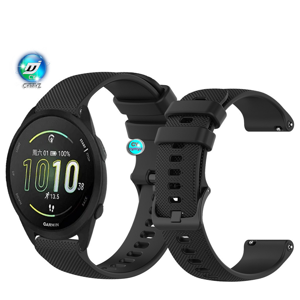 Garmin Forerunner 165 Dây đeo âm nhạc Dây đeo silicon cho Garmin Forerunner 165 Dây đeo thể thao