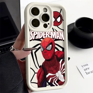 Lucky Fashion Graffiti spider man Lotso Vỏ điện thoại cho iphone 15 11 12 14 13 pro max 7plus xr x 15 7 8 plus mini xs max se 2020 Vỏ TPU mềm chống sốc Sky Eye Ladder