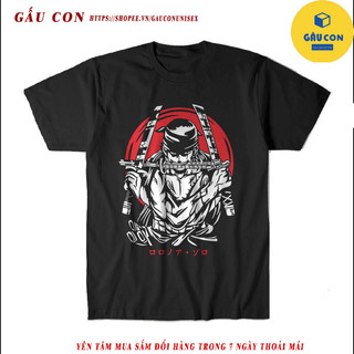 HOT Áo thun One Piece Zoro Color Art (Black) ngắn tay