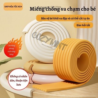 Cuộn Xốp Bọc Cạnh Bàn CozyMint Che Bịt Cạnh Bàn, Ghế Dày dặn Dây Cao Su An Toàn Cho Bé 2 Loại L-W CozyMint