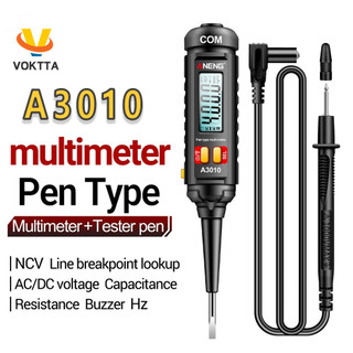 Voktta ANENG A3010 4000 Đếm Đồng Hồ Vạn Năng Loại Bút True-RMS Đèn Nền Nhiều Mét Kỹ Thuật Số Tự Động Phạm Vi Máy Kiểm Tra LCD Dụng Cụ Điện