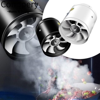 Conopery Quạt Xả Tắt Tiếng, Quạt Hút Siêu Hút Thông Gió Không Khí, Mạnh Mẽ Đen Trắng 4 '' 6 '' Ống Vệ Sinh Trần Tăng Áp Nhà Bếp Gia Đình