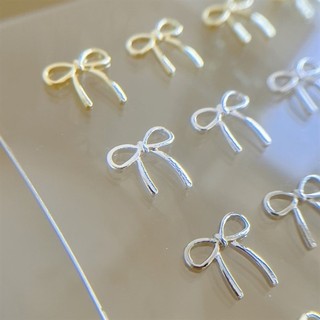 Charm  nơ gắn móng size to ( set 10 cái)