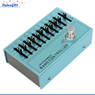 Na Controller Equalizer 10 Band Eq Pedal Đầu ra độc lập Điều chỉnh âm lượng Bàn đạp hiệu ứng một khối