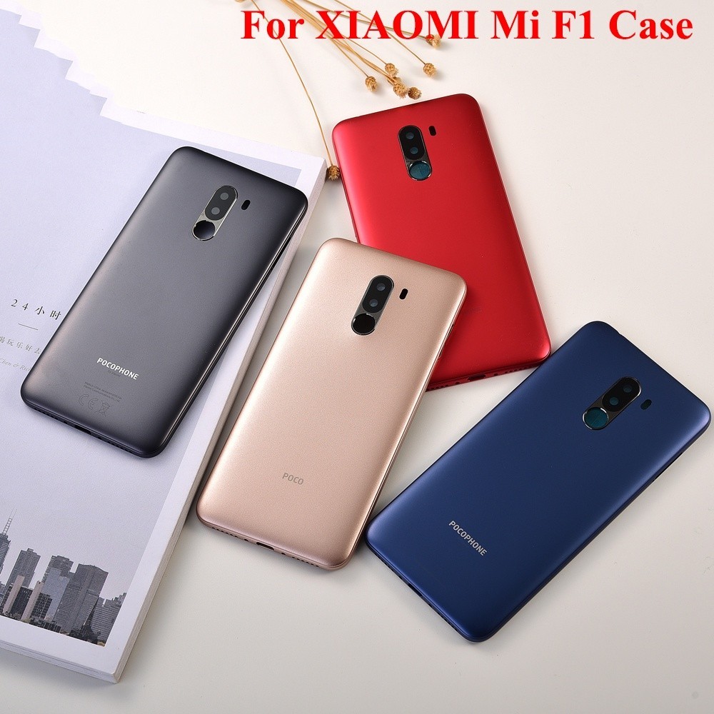 Mới Cho Xiaomi Mi PocoPhone F1 Pin Mặt Sau Vỏ Cửa Phía Sau Thay Thế Vỏ Cho Mi POCO F1 F 1 Ốp Điện Th