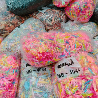 Sỉ 1kg chun nịt đen chun nịt màu, chun buộc tóc siêu dai siêu rẻ, túi 1kg thun cột tóc nhiều loại