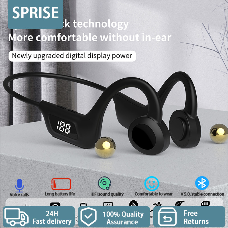 Tai nghe không dây SPRSE LY1 Tai nghe Bluetooth có Mic dẫn truyền xương Tai nghe khử tiếng ồn Thể thao Chạy bộ Tai nghe nhạc chờ dài Chế độ kép / MP3