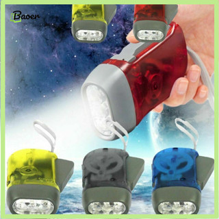 Giá thanh lý!! 3 Đèn pin áp lực cầm tay Đèn pin siêu sáng ổn định quay máy phát điện Đồng hồ Đèn pin