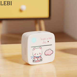 LEBI Máy in nhãn Máy in ảnh cầm tay Máy in lỗi mini Máy in bỏ túi gia đình