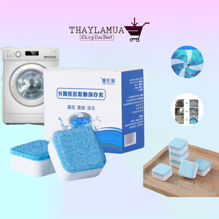 Viên tẩy lồng máy giặt Viên vệ sinh máy giặt loại sạch cặn bẩn vi khuẩn mùi hôi