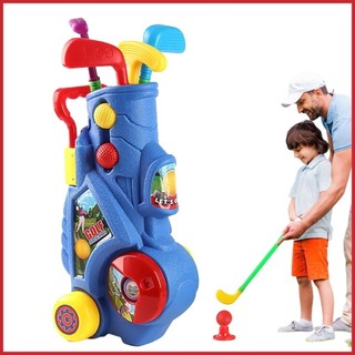 Bộ golf trẻ em trò chơi tập đi chơi golf bộ đồ chơi sân vườn ngoài trời đồ chơi câu lạc bộ golf vali cho trẻ em bé trai pievn pievn