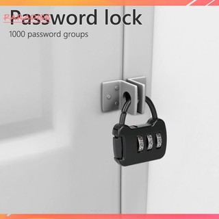 [Paradise1.vn] Khóa mật khẩu kết hợp mã 3 chữ số kẽm Khóa hộp đựng hành lý Mini