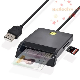 Đầu đọc thẻ đa chức năng malcolm, đầu đọc thẻ thông minh ic / id emv sd tf mmc, đầu nối usb abs đáng tin cậy usb 2.0 đầu đọc thẻ thông minh usb cho windows 7 8 10 linux os