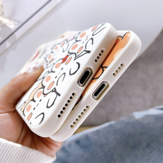 Ốp Lưng Silicon Màu Bảo Vệ Camera Gấu Thỏ !!! - Gấu - E091