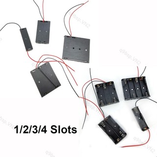 1 2 3 4 Khe Cắm Cổng AA 2AA 3AA 4AA Kích Thước Pin Nguồn Hộp Bảo Quản Dẫn VN9B2
