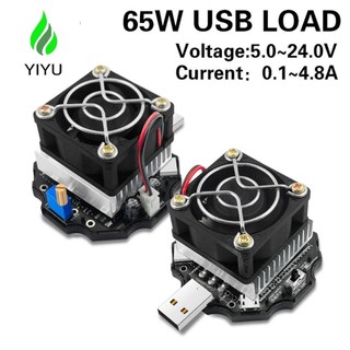 YIYU Kiểm Tra Dung Lượng Pin 65W 5v 12v 24v USB Đồng Hồ Đo Nguồn Điện Kiểm Tra Pin Máy Đo Màn Hình Pin Đèn Báo