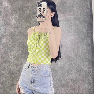Áo hai dây kiểu cột nơ có mút
