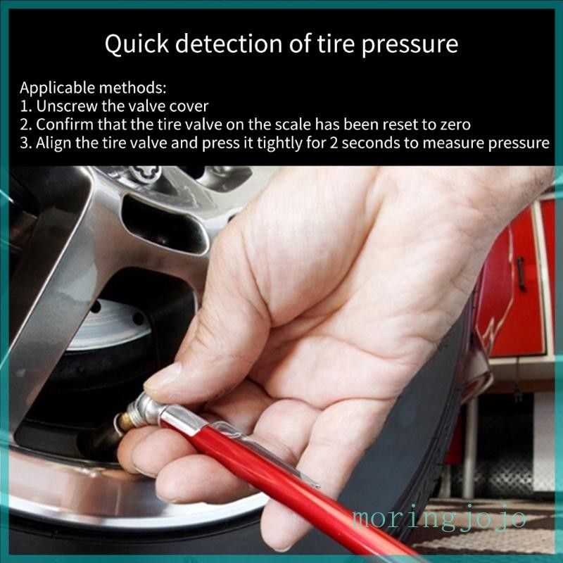 Jojo Nâng cấp Đồng hồ đo áp suất lốp Thiết bị đo áp suất lốp thiết yếu Đồng hồ đo áp suất lốp tiện lợi cho tất cả các Vehicl