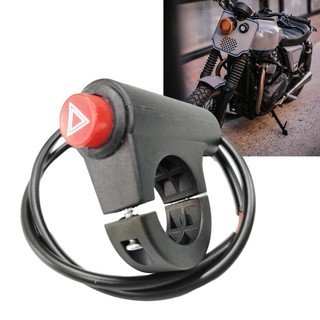 Tay lái xe máy Hazard 7 / 8 "Công tắc nút nhấn phụ kiện