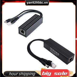 Bộ chia Waveshare PoE Giao diện Gigabit công nghiệp Bộ nguồn Bộ chia giải pháp Chip điều khiển MPS nhập khẩu