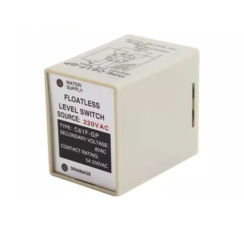 Rơ Le Mức C61F-GP C61F-GPR Điều Khiển Mực Nước AC 220V DC Dc24v8 Chân Yn