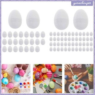 White Easter Eggs to Decorate Fillable Easter Eggs for Shops Farmhouse Cafe