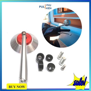 Gương xe máy mini thời trang mẫu tròn Rizoma nhôm cao cấp cho xe Wave AB Airblade SH SH Mode...