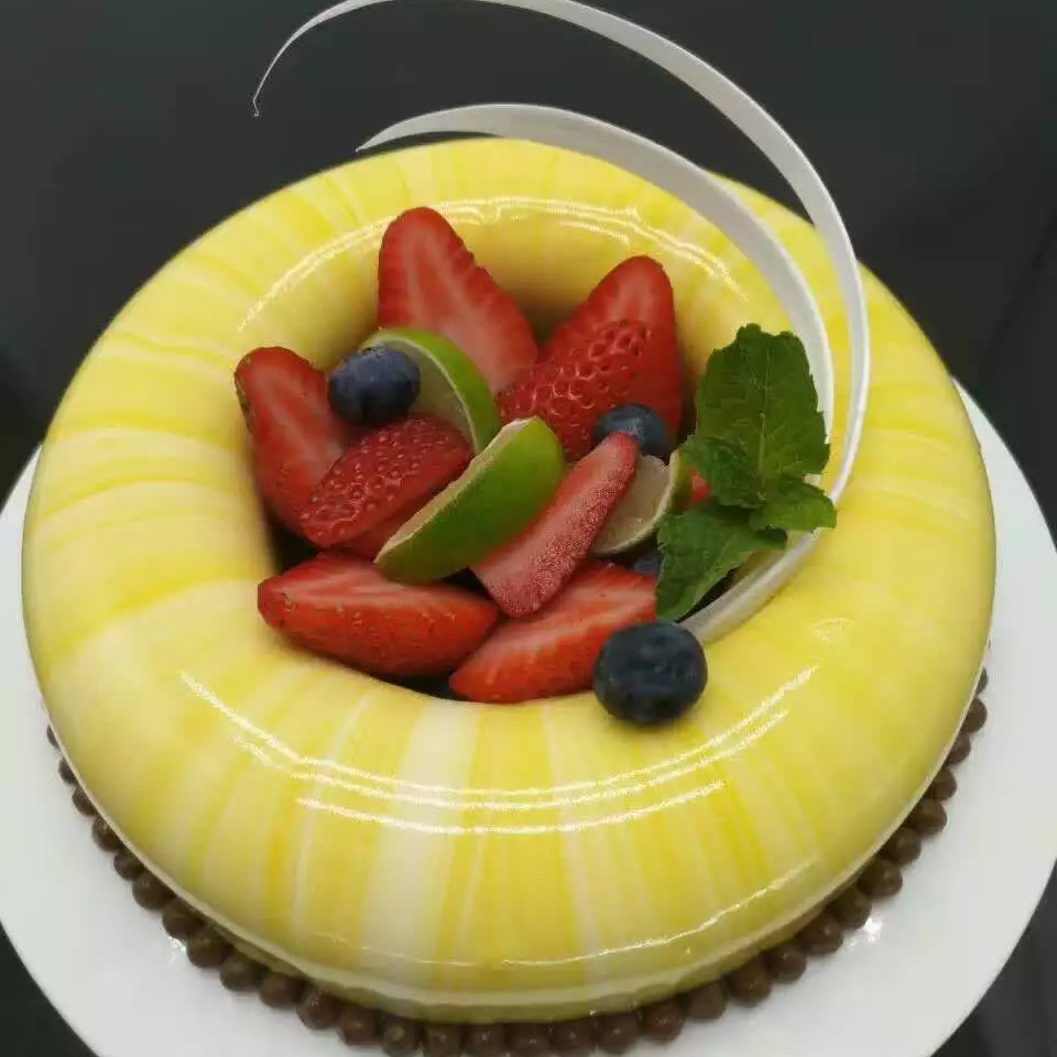 Bánh Donut Lớn Mousse Khuôn Silicon Voan Bánh Khuôn Tròn Cánh Hoa Donut Shakyamuni Khuôn Nướng Bánh