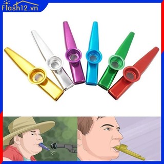 Miwayer kèn kazoo hợp kim nhôm tinh tế kèm 5 màng loa sáo kazoo và hộp quà đẹp-nhạc cụ flash12_vn