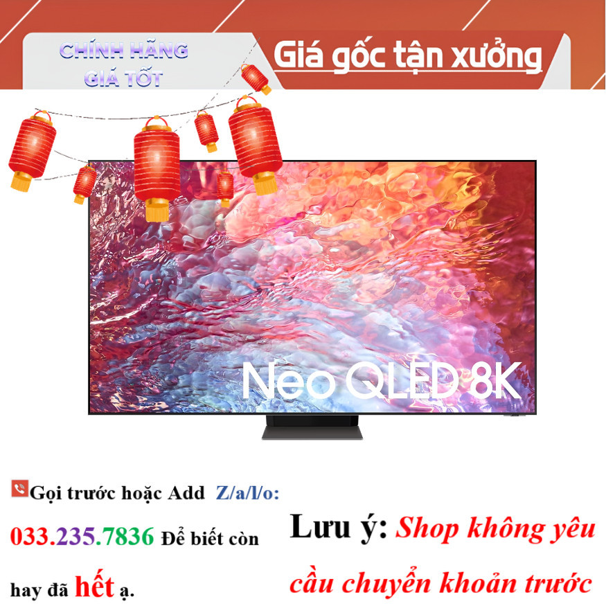 <new> Tivi Samsung 65 inch Neo QLED 8K QN900B đã kiểm định chất lượng tân trang
