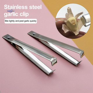 FAIRNULL 2 Chiếc Nhíp Xương Cá Bộ Thép Không Gỉ Tỏi Nhíp Tẩy Dụng Cụ Chống Rỉ Sét Tỏi Lột Kẹp Tiện Ích Nhà Bếp