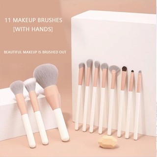 Bộ cọ trang điểm 11 cây Friendly Makeup Brush Tán Nền Phủ Phấn Đánh Kem Che Khuyết Điểm Chất Lượng Kuromi.cosmetics
