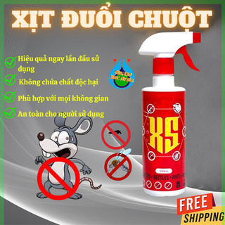 Chai xịt đuổi chuột xs 500 ml thái lan - không mùi, an toàn - xua đuổi chuột, gián, côn trùng nguồn gốc thảo mộc