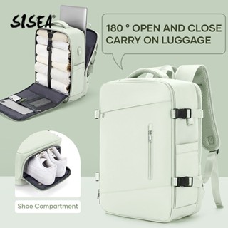 Balo SISEA du lịch sức chứa lớn siêu nhẹ chống trộm chống thấm nước chia ngăn khô và ướt tiện dụng cho nam và nữ