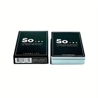 So Cards Trò chuyện sâu sắc Người khởi đầu trò chơi thẻ câu hỏi Trò chơi bảng trò chơi