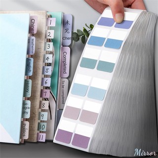 ♕ Đa đặc điểm kỹ thuật Morandi Index Post Nhãn dán Nhãn dán Post-it đa sắc Ghi chú Index Patch Nhãn dán Nhãn giấy Post-it Ghi chú Giấy đánh dấu Dán Index