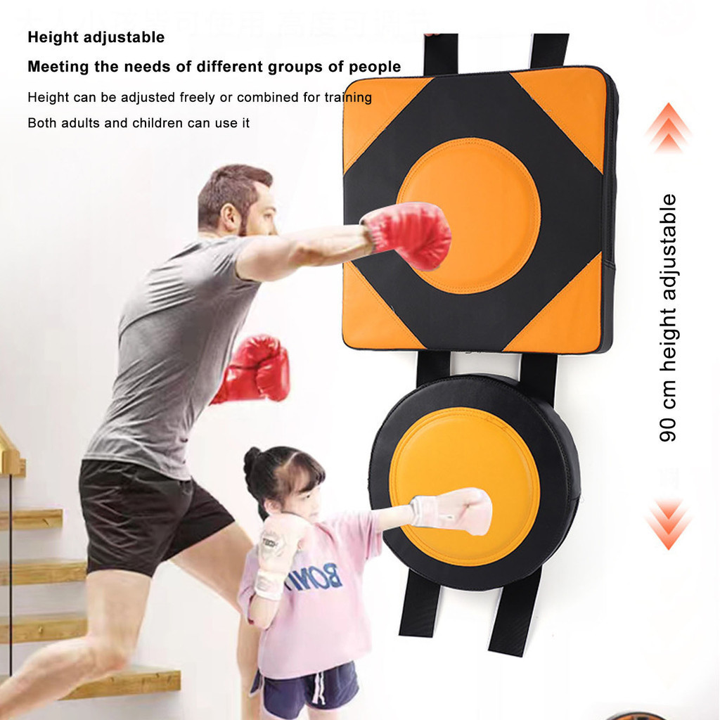 Spr-wall Punching Boxing Pad Mat Wall Focus Target Punch Boxing Bag dành cho người lớn Trẻ em Thiết bị tập thể dục tròn