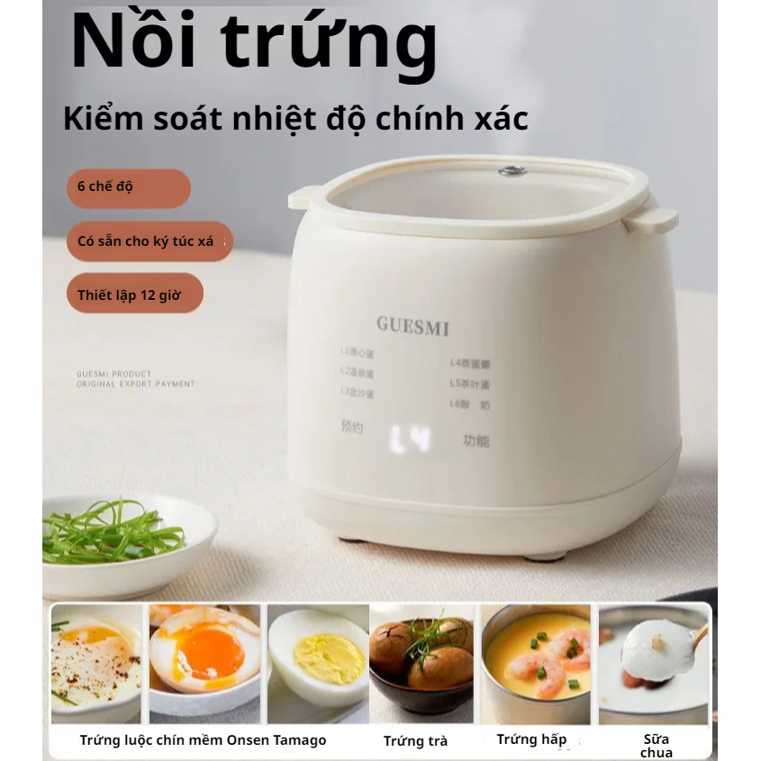 Máy hấp trứng đa chức năng đặt trước nồi hơi trứng hoàn toàn tự động