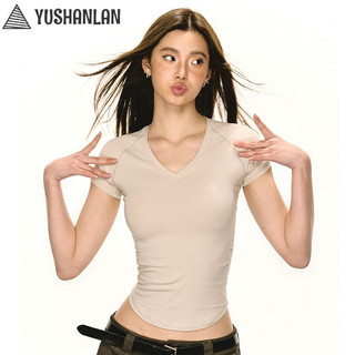YUSHANLAN áo phông áo thun nữ croptop baby tee Phong cách Stylish Korean xu hướng WCS2430C5Y 11Z240314