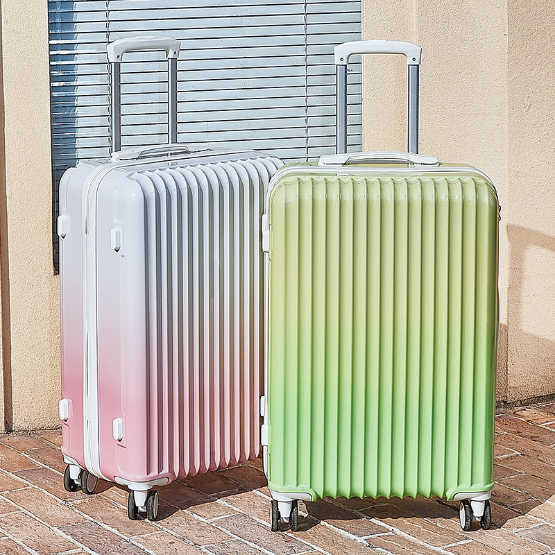 Vali đổi màu tươi sáng Hộp kéo giá trị cao của Nhật Bản bánh xe xoay 360 độ Va li du lịch dung lượng lớn cho học sinh