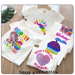 ÁO THUN UNISEX pop it quà sinh nhật Poppy PHÔNG NAM NỮ GIA ĐÌNH CẶP ĐÔI CÓ SIZE TRẺ EM CHO BÉ TRAI GÁI