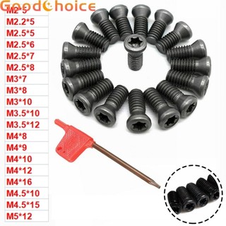 Industrial grade Torx Screws for Carbide Inserts on CNC Lathe Tools 50 Piece Set