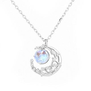  Dây Chuyền Bạc Nữ Moonstone  Necklace Sang Trọng, Chính Hãng CDE