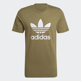 Adidas Phong cách sống Áo Thun Ba Lá Classics Adicolor Nam màu xanh lá HE4954