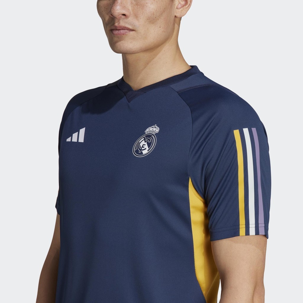 Adidas Bóng đá Áo Jersey Tập Luyện Real Madrid Tiro 23 Nam Màu xanh da trời IB0867